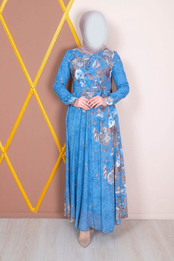 Chiffon Floral Dress 3 Chiffon Floral Dress