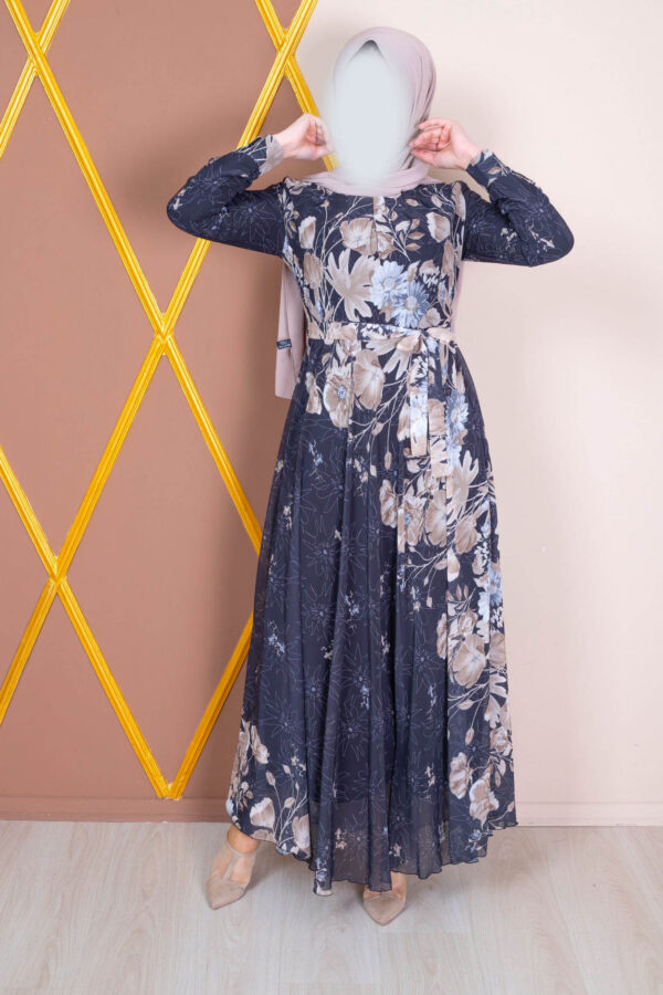 Chiffon Floral Dress 5 Chiffon Floral Dress