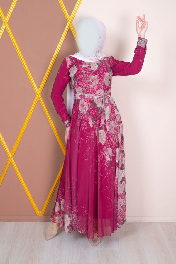 Chiffon Floral Dress 7 Chiffon Floral Dress