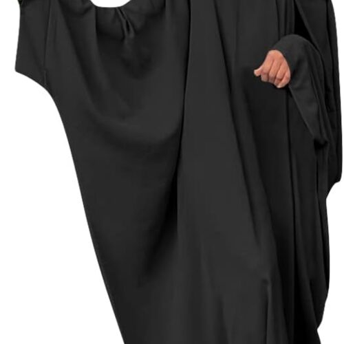 IKADEX Muslim Dress for Women Pakistani Kaftan Abaya Robe + Hijab Arabic Islamic Prayer Clothes Dubai Outfits 01 IKADEX Muslim Dress for Women Pakistani Caftan Bay Robe + Hijab Arabic Islamic Prayer Clothes