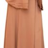 Resnan Arabian Islamic Dubai Robe Belted Eid Long Dress, Women Chiffon Muslim Dress Middle East Prayer Flowy Maxi Cardigan 02 Resnan Arabian Islamic Dubai Robe Belted Eid Long Dress