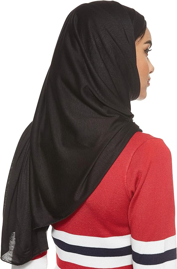 SHADOW Jersey Stretch Shailah Hijab Muslim Islamic Arab Scarf Headscarf Abaya Shawl Scarves Soft, One Size - 65 x 165 cm 02 SHADOW Jersey Stretch Sheilah Hijab Muslim Islamic Arab Scarf Headscarf Bay Shawl Scarves Soft