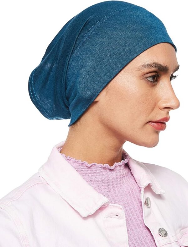 SHADOW Women's Hijab Jersey Cap Under Scarf Islamic Muslim Plain Tube Stretchable