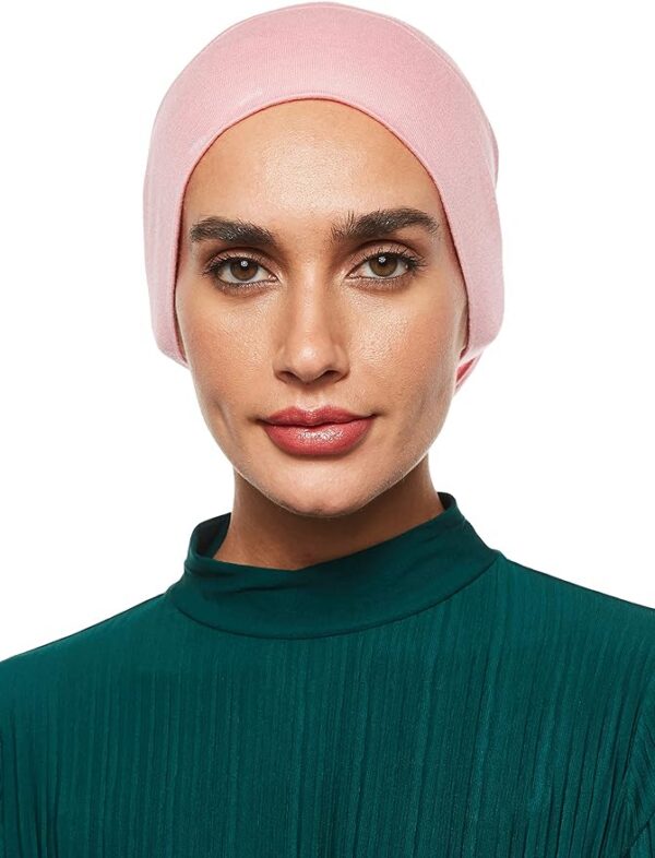 SHADOW Women's Hijab Jersey Cap Under Scarf Islamic Muslim Plain Tube Stretchable