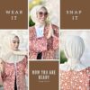 Snap Hijab-Turbans for Women-Hijab for Women Hair Wraps-Head Wraps for Women Hijab Undercap-Caps-Instant Hijab Snap Hijab-Turbans for Women-Hijab for Women Hair Wraps-Head Wraps for Women