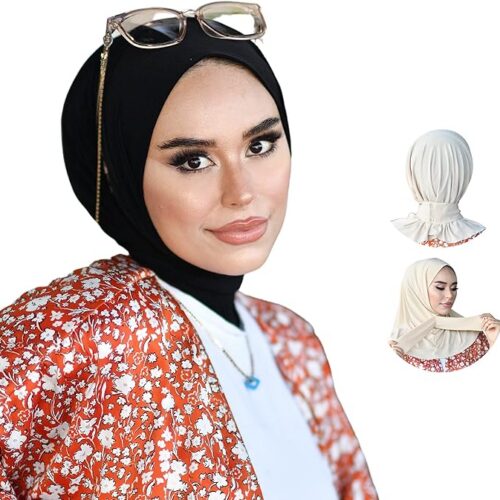 Snap Hijab-Turbans for Women-Hijab for Women Hair Wraps-Head Wraps for Women