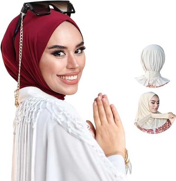 Snap Hijab-Turbans for Women-Hijab for Women Hair Wraps-Head Wraps for Women Hijab Undercap-Caps-Instant Hijab 04 Snap Hijab-Turbans for Women-Hijab for Women Hair Wraps-Head Wraps for Women