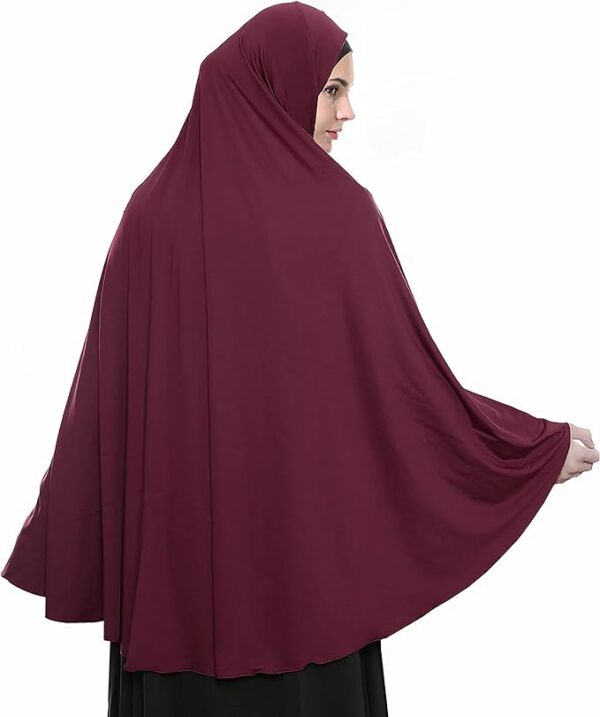 Women's High Stretch Hijab Muslim Arabian Long Milk Silk Purity Color Chiffon Hijab