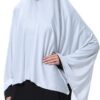 Women's High Stretch Hijab Muslim Arabian Long Milk Silk Purity Color Chiffon Hijab
